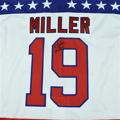 K'Andre Miller - 2018 U.S. National Under-18 Development Team - Military Appreciation Game-Worn Autographed Jersey