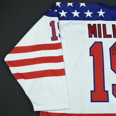 K'Andre Miller - 2018 U.S. National Under-18 Development Team - Military Appreciation Game-Worn Autographed Jersey