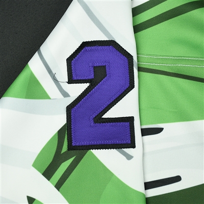 Josh Monk - Worcester Railers - 2017-18 MARVEL Super Hero Night - Game-Issued Autographed Jersey