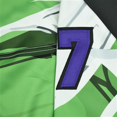 Josh Monk - Worcester Railers - 2017-18 MARVEL Super Hero Night - Game-Issued Autographed Jersey