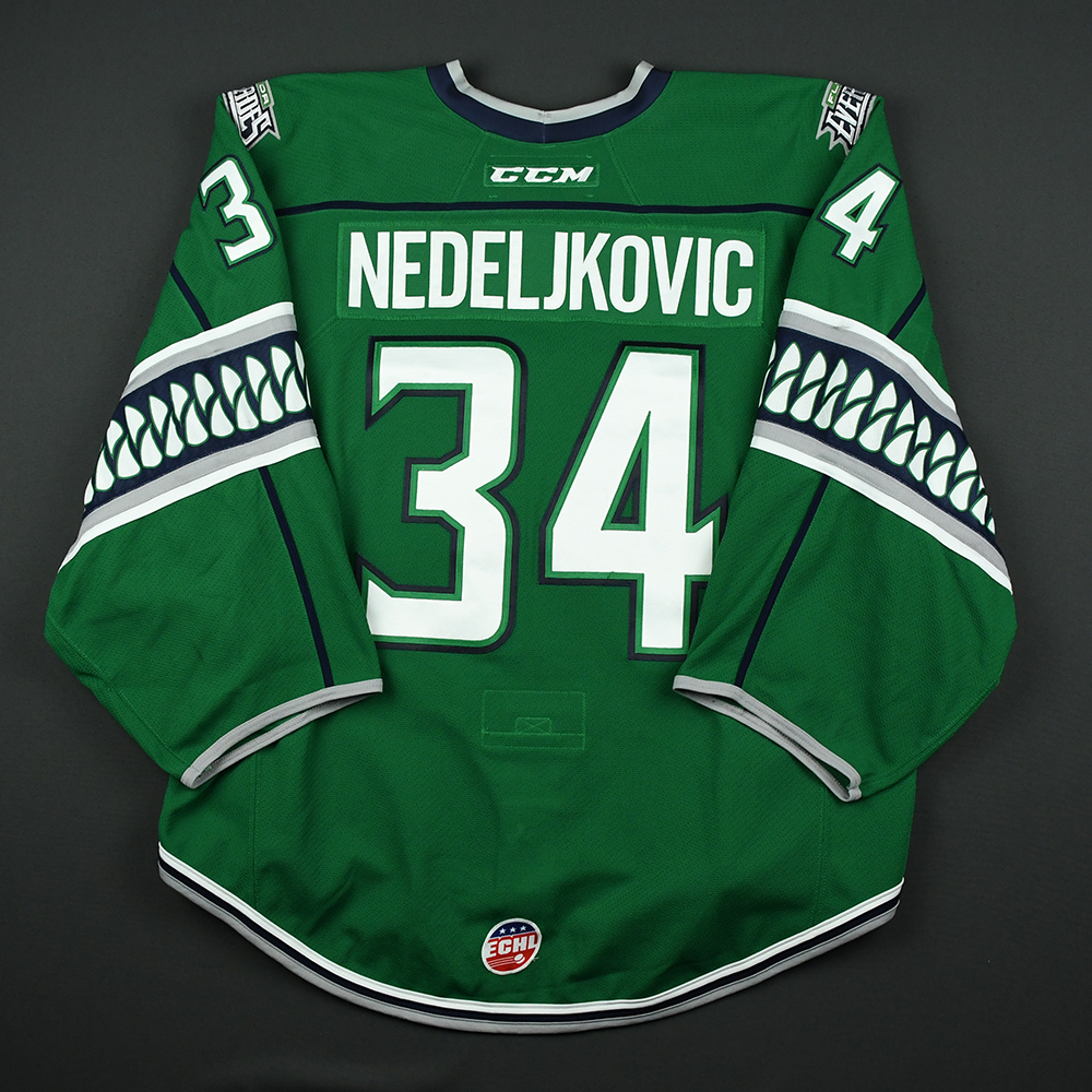 Lot Detail - Alex Nedeljkovic - Florida Everblades - Game-Worn