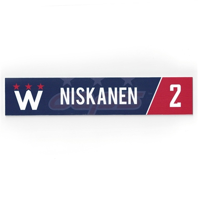 Matt Niskanen - Washington Capitals - 2018 Stadium Series-Style March 20th Locker Room Nameplate 