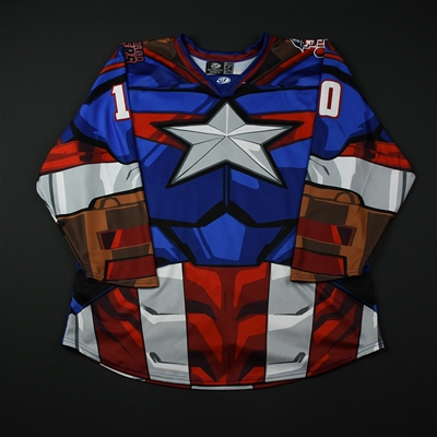 Alexandre Ranger - Tulsa Oilers - 2017-18 MARVEL Super Hero Night - Game-Issued Autographed Jersey