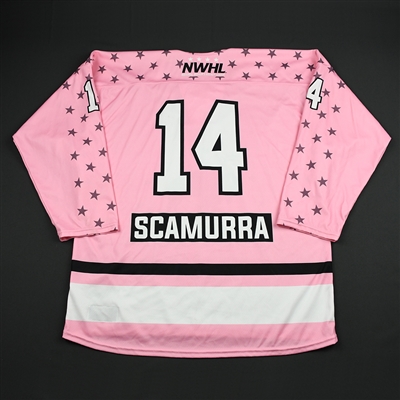 Hayley Scamurra - Buffalo Beauts - Game-Worn Strides for the Cure Jersey - Jan. 20, 2018