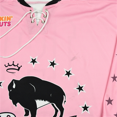 Kaylyn Schroka - Buffalo Beauts - Game-Worn Strides for the Cure Jersey - Jan. 20, 2018