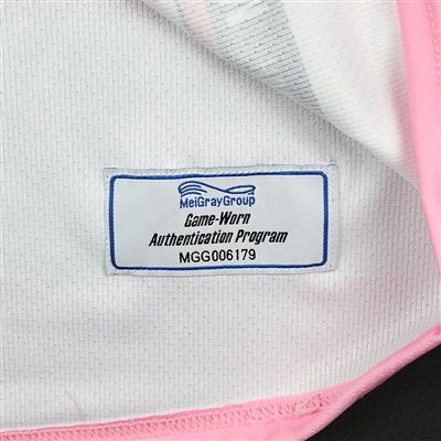 Sarah Shureb - Buffalo Beauts - Game-Issued Strides for the Cure Jersey - Jan. 20, 2018