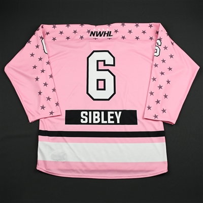 Jessica Sibley - Buffalo Beauts - Game-Issued Strides for the Cure Jersey - Jan. 20, 2018