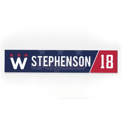 Chandler Stephenson - Washington Capitals - 2018 Stadium Series-Style March 20th Locker Room Nameplate 
