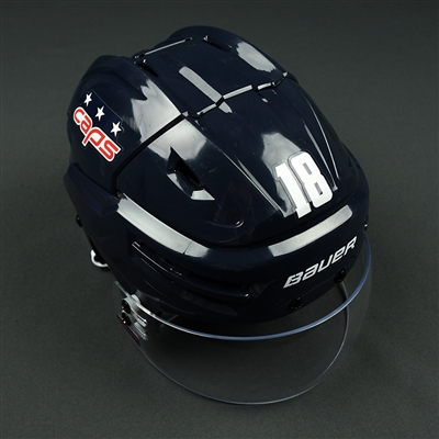 Chandler Stephenson - Washington Capitals - 2018 Stadium Series and March 20 Game-Worn Helmet
