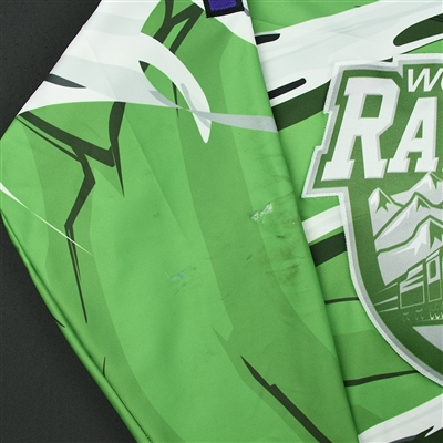 T.J. Syner - Worcester Railers - 2017-18 MARVEL Super Hero Night - Game-Worn Autographed Jersey