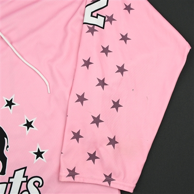 Rebecaa Vint - Buffalo Beauts - Game-Worn Strides for the Cure Jersey - Jan. 20, 2018