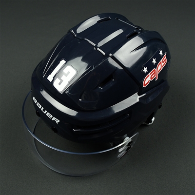 Jakub Vrana - Washington Capitals - 2018 Stadium Series and March 20 Game-Worn Helmet