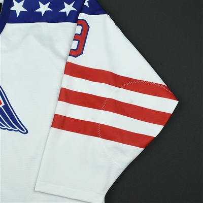 Tyler Weiss - 2018 U.S. National Under-18 Development Team - Military Appreciation Game-Worn Autographed Jersey