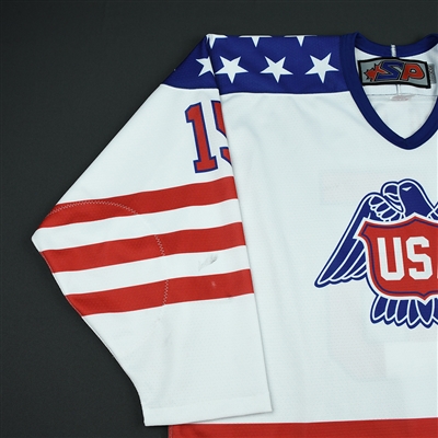 Bode Wilde - 2018 U.S. National Under-18 Development Team - Military Appreciation Game-Worn Autographed Jersey
