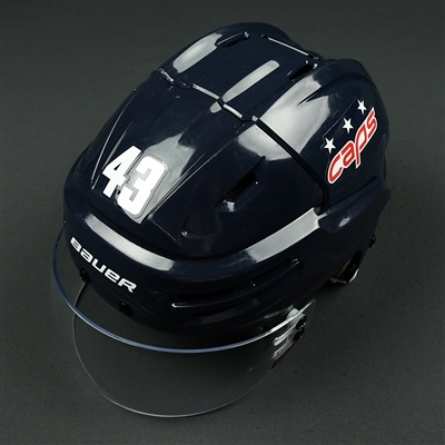 Tom Wilson - Washington Capitals - 2018 Stadium Series and March 20 Game-Worn Helmet