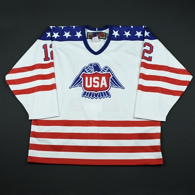 Jake Wise - 2018 U.S. National Under-18 Development Team - Military Appreciation Game-Worn Autographed Jersey