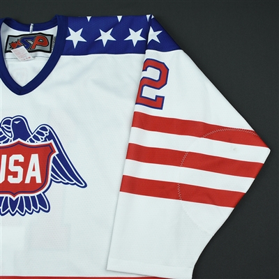Jake Wise - 2018 U.S. National Under-18 Development Team - Military Appreciation Game-Worn Autographed Jersey