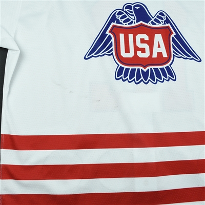 Jake Wise - 2018 U.S. National Under-18 Development Team - Military Appreciation Game-Worn Autographed Jersey