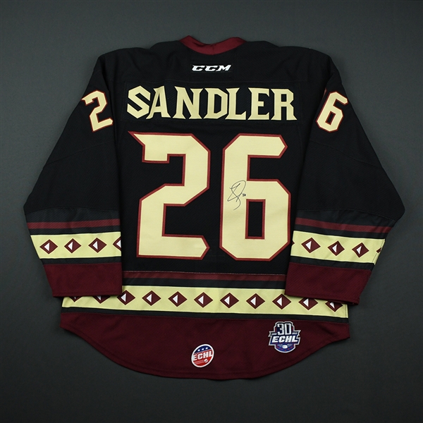 Luke Sandler - Atlanta Gladiators - 2018 Fantasy Team Skater - Game-Worn Jersey - Worn Mar. 19, 2018