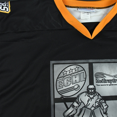 Eamon McAdam - Worcester Railers - 2018 Golden Goalie - Game-Issued Jersey 