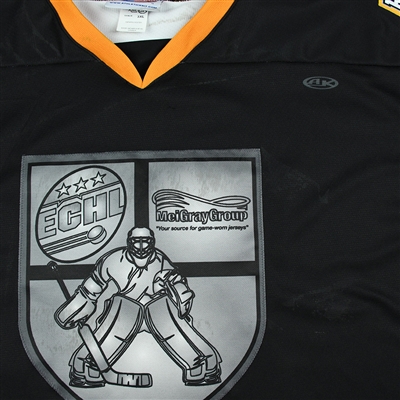 Eamon McAdam - Worcester Railers - 2018 Golden Goalie - Game-Issued Jersey 