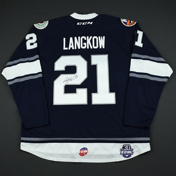 Chris Lankow - Worcester Railers - 2018 Fantasy Team Skater - Warmup-Worn Jersey - Worn Mar. 4, 2018