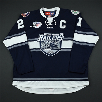 Chris Lankow - Worcester Railers - 2018 Fantasy Team Skater - Warmup-Worn Jersey - Worn Mar. 4, 2018