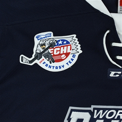 Chris Lankow - Worcester Railers - 2018 Fantasy Team Skater - Warmup-Worn Jersey - Worn Mar. 4, 2018