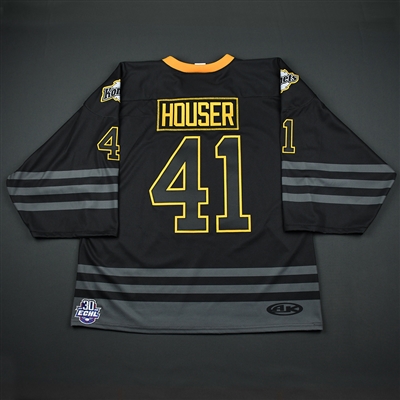 Michael Houser - Fort Wayne Komets - 2018 Golden Goalie - Game-Issued Jersey 