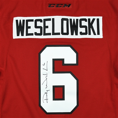 Riley Weselowski - Rapid City Rush - 2018 Fantasy Team Skater - Autographed Game-Worn Jersey w/C - Worn Mar. 9, 2018