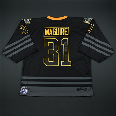 Sean Maguire - Utah Grizzlies - 2018 Golden Goalie - Game-Issued Jersey 