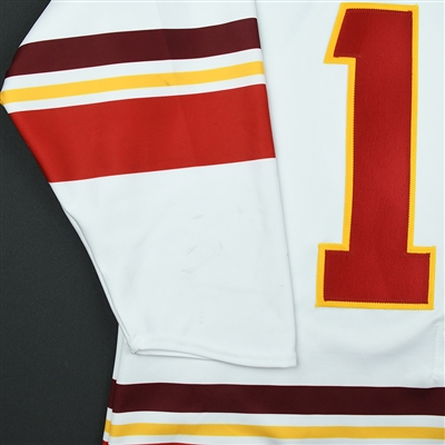 Ryan Olsen - Colorado Eagles - 2017-18 MARVEL Super Hero Night - Game-Worn Autographed Jersey 