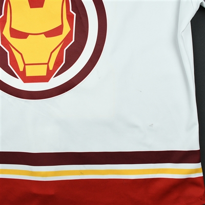 Chase Norrish - Colorado Eagles - 2017-18 MARVEL Super Hero Night - Game-Worn Autographed Jersey 