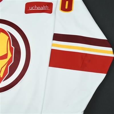 Ryan Siiro - Colorado Eagles - 2017-18 MARVEL Super Hero Night - Game-Worn Autographed Jersey 