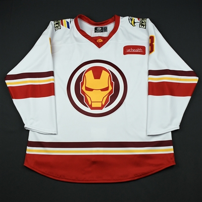 C.J. Beaudin - Colorado Eagles - 2017-18 MARVEL Super Hero Night - Game-Issued Jersey 
