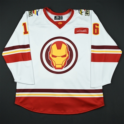 Michael Joly - Colorado Eagles - 2017-18 MARVEL Super Hero Night - Game-Issued Jersey 