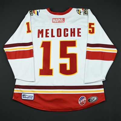 Nicolas Meloche - Colorado Eagles - 2017-18 MARVEL Super Hero Night - Game-Issued Jersey 