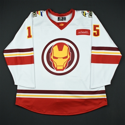 Nicolas Meloche - Colorado Eagles - 2017-18 MARVEL Super Hero Night - Game-Issued Jersey 
