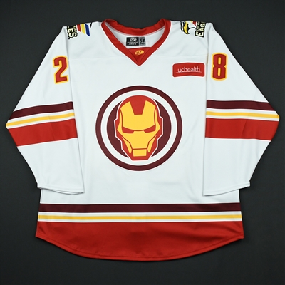 Shawn St-Amant - Colorado Eagles - 2017-18 MARVEL Super Hero Night - Game-Issued Jersey 
