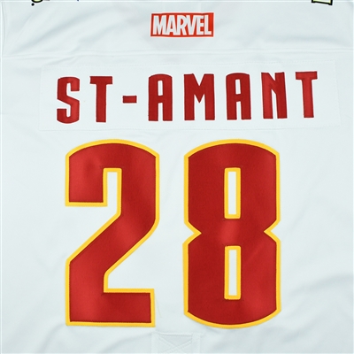 Shawn St-Amant - Colorado Eagles - 2017-18 MARVEL Super Hero Night - Game-Issued Jersey 