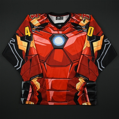 Andrew Miller - Rapid City Rush - 2017-18 MARVEL Super Hero Night - Game-Worn Autographed Jersey 