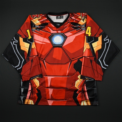 Blank #14 - Rapid City Rush - 2017-18 MARVEL Super Hero Night - Game-Issued Jersey 