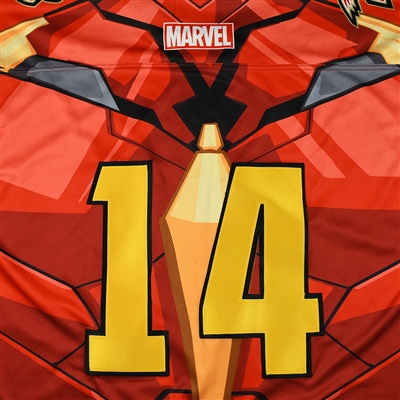Blank #14 - Rapid City Rush - 2017-18 MARVEL Super Hero Night - Game-Issued Jersey 