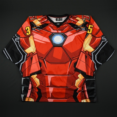 Blank #35 - Rapid City Rush - 2017-18 MARVEL Super Hero Night - Game-Issued Jersey 
