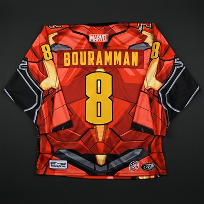 Gustav Bouramann - Rapid City Rush - 2017-18 MARVEL Super Hero Night - Game-Issued Jersey 