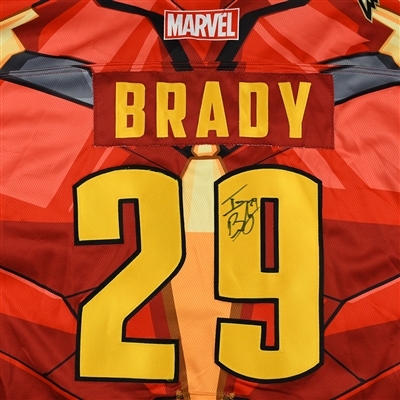 Ian Brady - Rapid City Rush - 2017-18 MARVEL Super Hero Night - Game-Worn Autographed Jersey 