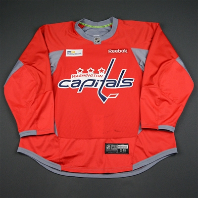 Andre Burakovsky - Washington Capitals - 2016-17 Practice-Worn Jersey