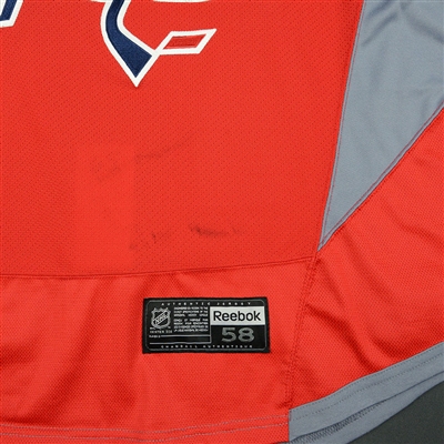 Andre Burakovsky - Washington Capitals - 2016-17 Practice-Worn Jersey