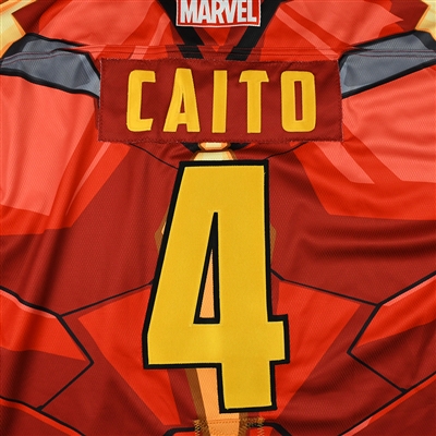 Matt Caito - Rapid City Rush - 2017-18 MARVEL Super Hero Night - Game-Issued Jersey 
