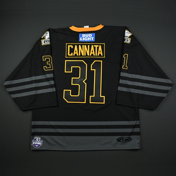 Joe Cannata - Colorado Eagles - 2018 Golden Goalie - Game-Worn Autographed Jersey - Worn Mar. 7, 2018